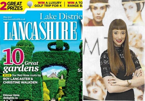 Melissa Timplerley Salons are featured in a 3 page article inthe May issue of Lancashire Life