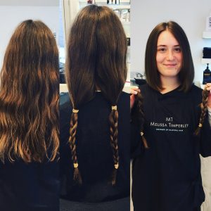 Little Princess Trust - Hair donations via Melissa Timperley Salons