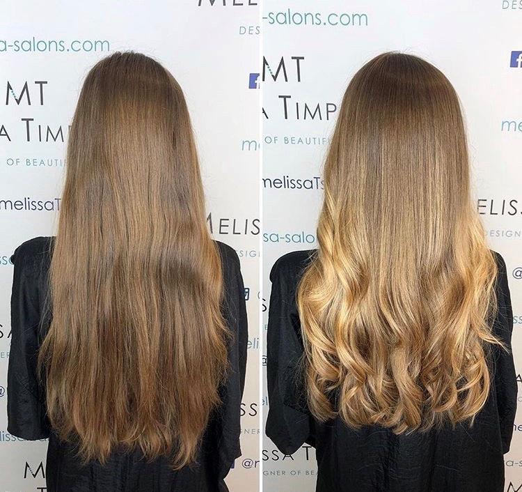 Hair Extensions Los Angeles on Instagram Beautiful TransformationVery Thin  Hair to Gorgeous Long Thick Hair Russian hairMicro beads hair  hairextensions