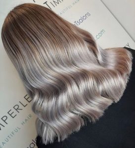 silver balayage 