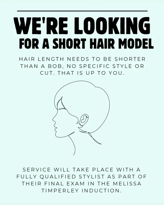 We’re looking for 2 people who’d like a short hair cut. This will be a complimentary service which is usually £53. Please send us a DM with a picture of what you’d like done. 
.
.
#hairmodel #shorthairdontcare #shorthaircuts